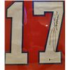 Image 3 : JOSH ALLEN SIGNED 30X36 FRAMED BILLS JERSEY DISPLAY (BECKETT COA)
