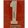 Image 2 : JUSTIN FIELDS SIGNED 30X36 FRAMED BUCKEYES JERSEY DISPLAY (JSA COA)