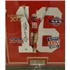Image 2 : JOE MONTANA SIGNED 30X36 FRAMED 49ers JERSEY DISPLAY (BECKETT COA)