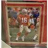 Image 3 : JOE MONTANA SIGNED 30X36 FRAMED 49ers JERSEY DISPLAY (BECKETT COA)