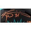 Image 2 : RICKY WILLIAMS SIGNED DOLPHINS ECLIPSE ALTERNATE SPEED HELMET WITH "SMOKE WEED EVERYDAY!" (JSA COA)