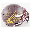 Image 1 : BRANDON AIYUK SIGNED ARIZONA STATE SUN DEVILS FULL SIZE ON-FIELD HYDRO-DIPPED HELMET (BECKETT COA)