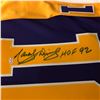 Image 2 : CCM MARCEL DIONNE SIGNED LOS ANGELES KINGS JERSEY W/HOF 92 (THE GOALIE DEN COA)