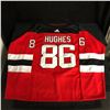Image 1 : ADIDAS JACK HUGHES SIGNED NEW JERSEY DEVILS JERSEY (JSA COA)