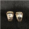 Image 2 : DONALD TRUMP GOLD PLATED RING LOT (SIZE 10)
