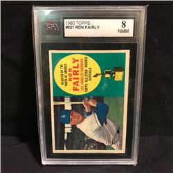 1960 TOPPS #321 RON FAIRLY (KSA 8)