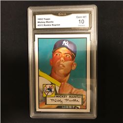 1952 TOPPS MICKEY MANTLE #311 ROOKIE REPRINT