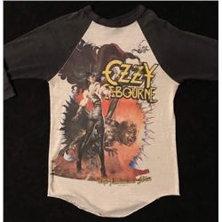 OZZY OSBORNE THE ULTIMATE SIN FEMME FATAL ORIGINAL TOUR CONCERT T-SHIRT (1986)