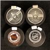 Image 2 : AUTOGRAPHED HOCKEY PUCK LOT (SBISA, HARTNELL, KORPIKOSKI, GARON)