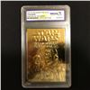 Image 1 : 1996 SCORE BOARD 23 KT GOLD STAR WARS SHADOWS OF THE EMPIRE (10 GEM MINT)