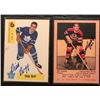 Image 1 : AUTOGRAPHED HOCKEY CARD LOT (DUFF/ GADSBY)