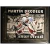 Image 1 : MARTTIN BRODEUR SIGNED 26X30 FRAMED PRINT DISPLAY (NHL HOLOGRAM)