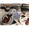 Image 2 : MARTTIN BRODEUR SIGNED 26X30 FRAMED PRINT DISPLAY (NHL HOLOGRAM)
