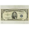 Image 1 : 1953-A $5 SILVER CERTIFICATE BLUE SEAL