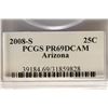 Image 3 : 2008-S ARIZONA QUARTER PCGS PR69 DCAM
