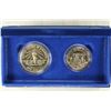 Image 2 : 1986 STATUE OF LIBERTY 2 COIN PROOF SET