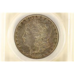 1884 MORGAN SILVER DOLLAR ANACS EF 45 DETAILS