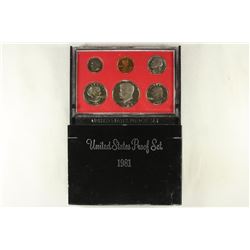 1981 US PROOF SET (WITH BOX)