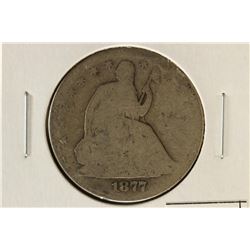 1877 SEATED LIBERTY HALF DOLLAR