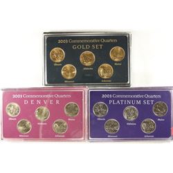 3-2003 US 50 STATE QUARTER COMMEMORATIVE SETS