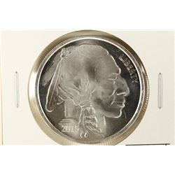 1 TROY OZ .999 FINE SILVER PROOF ROUND 2015