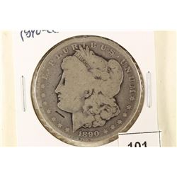 1890-CC MORGAN SILVER DOLLAR