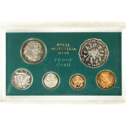 1982 AUSTRALIA PROOF SET NO BOX 6 COINS