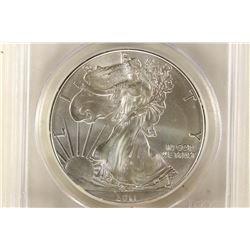 2011 AMERICAN SILVER EAGLE PCGS MS70 1ST STRIKE