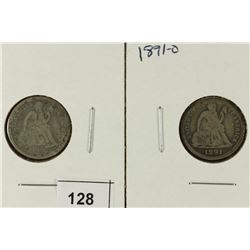 1890 & 1891-O SEATED LIBERTY DIMES