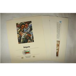 OFFICIAL UNICEF PROOF EDITION PRINT & STAMP WITH