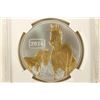 Image 1 : 2014 GILT TOKELAU SILVER $5 YEAR OF THE HORSE