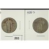 Image 1 : 1927 & 1928-S STANDING LIBERTY QUARTERS