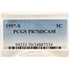 Image 3 : 1997-S JEFFERSON NICKEL PCGS PR70 DCAM