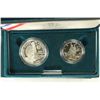 Image 1 : 1992 COLUMBUS QUINCENTENARY 2 COIN PROOF SET