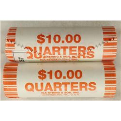 2-$10 ROLLS OF 2009-D DISTRICT OF COLUMBIA &