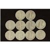 Image 2 : 10 ASSORTED 1930'S & 1940'S MERCURY DIMES