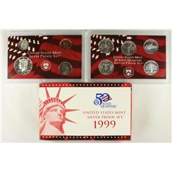1999 US SILVER PROOF SET (WITH BOX)