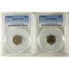 Image 1 : 2-PCGS SLABBED ROOSEVELT DIMES 1968-D AU 58 AND
