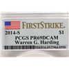 Image 3 : 2014-S WARREN G. HARDING DOLLAR PCGS PR69 DCAM