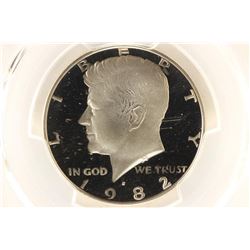 1982-S KENNEDY HALF DOLLAR PCGS PR69 DCAM