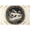 Image 1 : 2000 LIBERIA SILVER PROOF $20 THE BATTLE OF THE