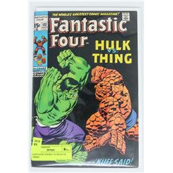 FANTASTIC FOUR # 112 HULK VS THING