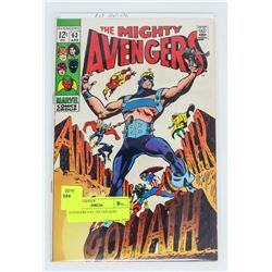 AVENGERS # 63, 1ST GOLIATH