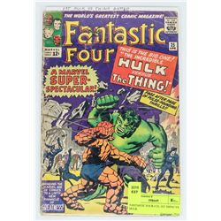 FANTASTIC FOUR # 25, 1ST THING VS HULK