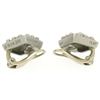 Image 6 : Barry Kieselstein Cord Platinum 0.50 ctw E VVS Diamond Pyramid Clip On Earrings