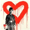 Image 2 : Mr. Brainwash, "Chaplin (Red)" Framed Limited Edition Silk Screen. Hand Signed a