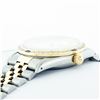 Image 9 : Rolex Mens 2 Tone White Diamond & Sapphire Datejust Wristwatch