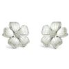 Image 1 : 18k White Gold 0.71CTW Mother Of Pearl and Diamond Earrings, (I1-I2/I-J)