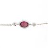 Image 8 : New 18kt White Gold 1.13 ctw GIA Pink Sapphire and Diamond Pendant Necklace