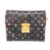 Image 5 : Louis Vuitton Black Multicolore Monogram Canvas Leather Koala Wallet